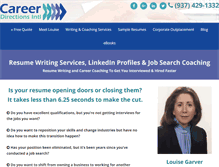 Tablet Screenshot of careerdirectionsllc.com